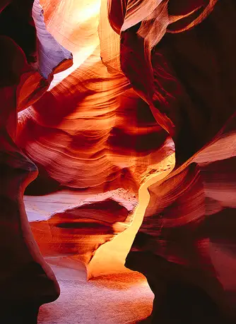 This slot canyon image is a link to a larger version.