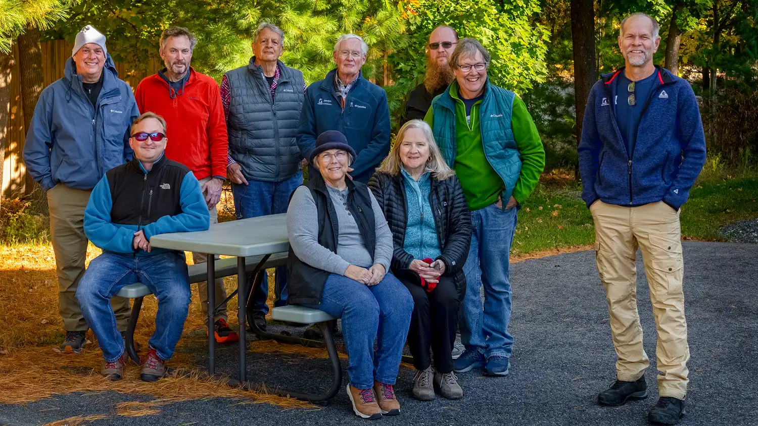 Group photo of participants from a past Acadia National Park photography workshop.